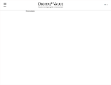 Tablet Screenshot of digitalvalue.fr