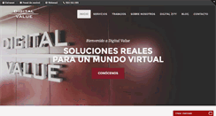 Desktop Screenshot of digitalvalue.es